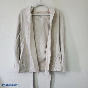 Lucky Brand Jingo Wrap Sweatshirt Cardigan Small